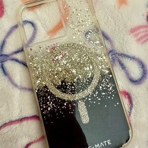 Case-Mate Silver Glitter Phone Case